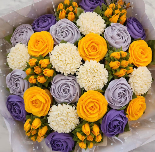Floral cupcakes bouquet
